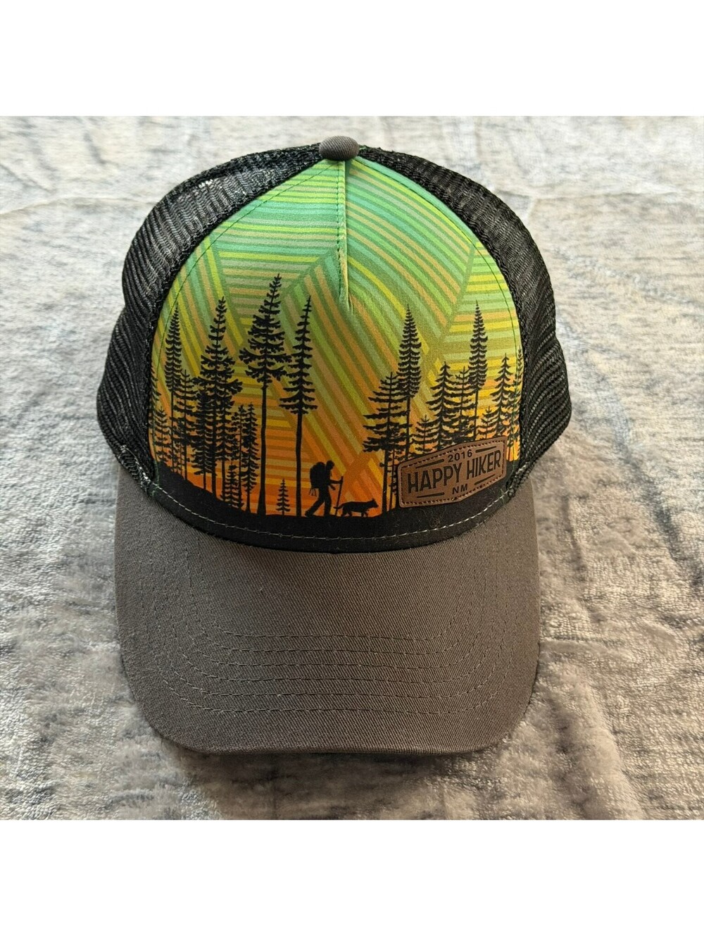 The Duck Company Happy Hiker NM 2016 Trucker Hat Men's Adjustable Snapback